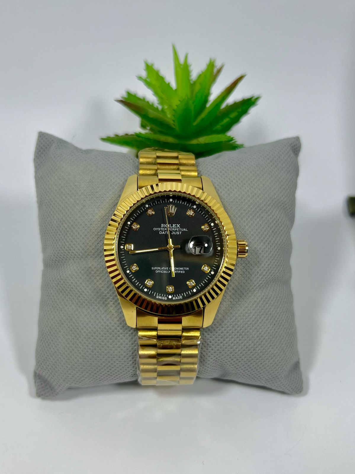 Rolex Golden Black Dial