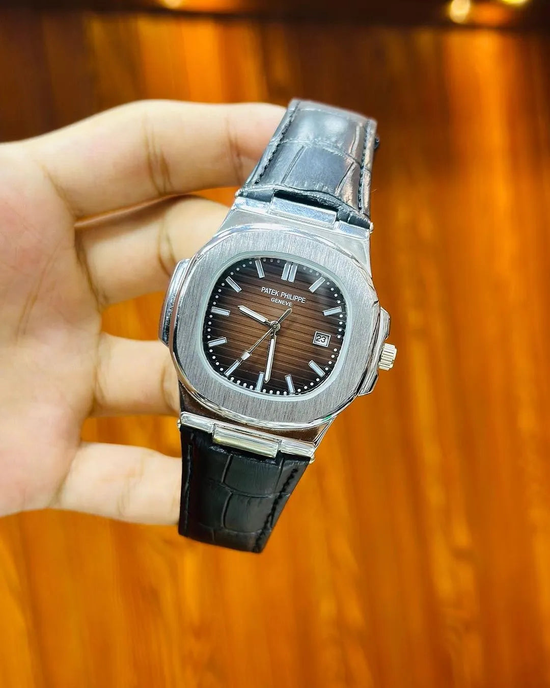 Patek Philippe Geneve Lather Strap