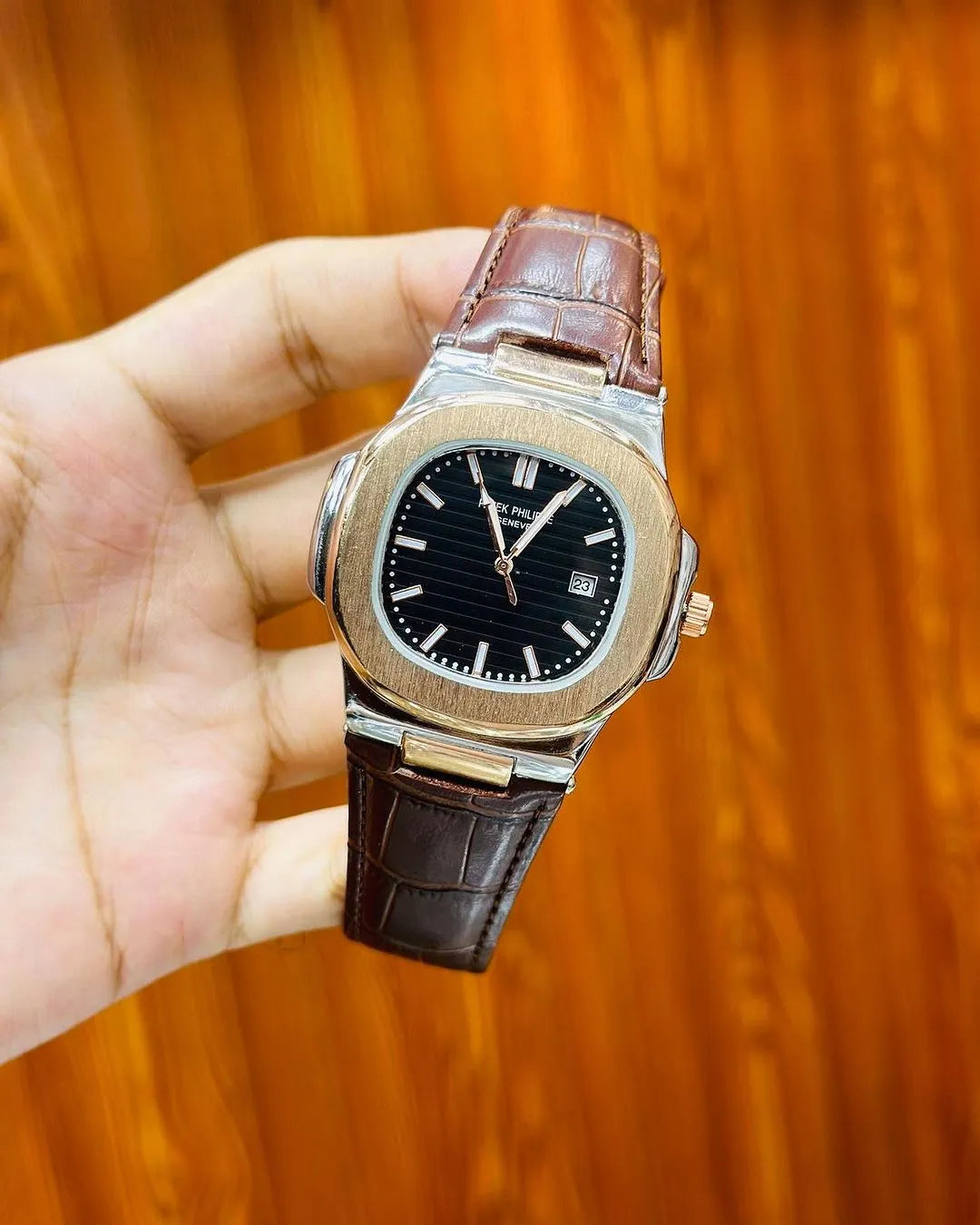 Patek Philippe Geneve Lather Strap