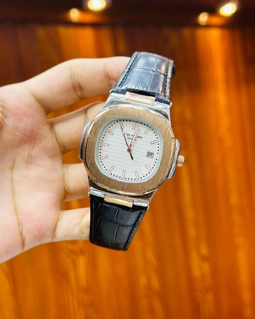 Patek Philippe Geneve Lather Strap