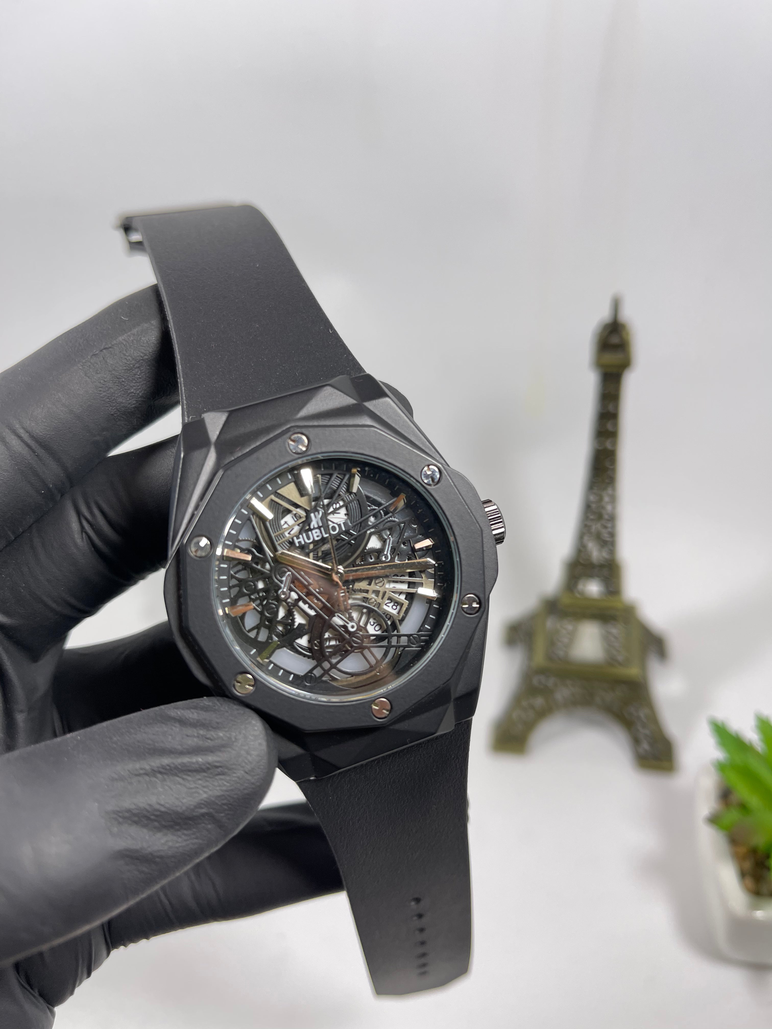 Hublot Skelton Black