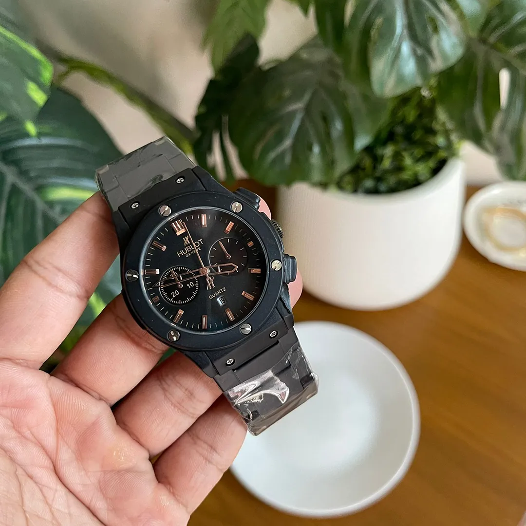 Hublot Black Stainless Steel