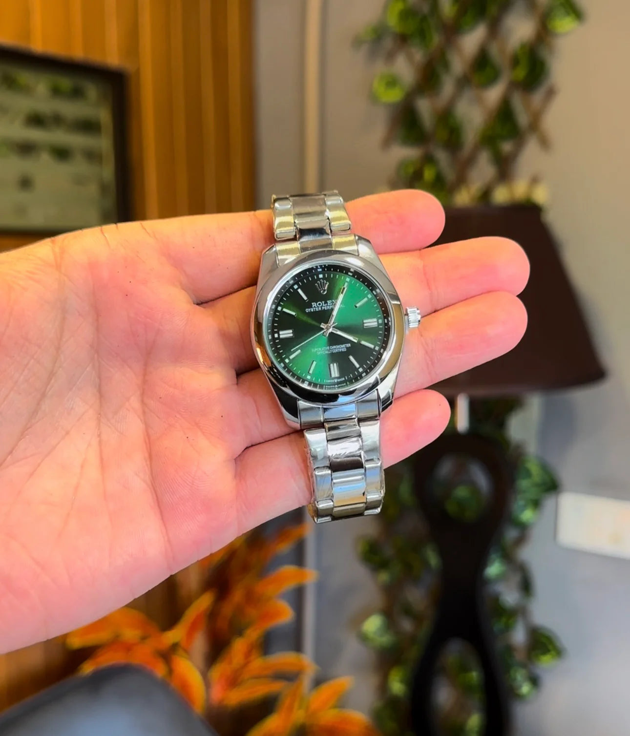 Rolex Silver Green