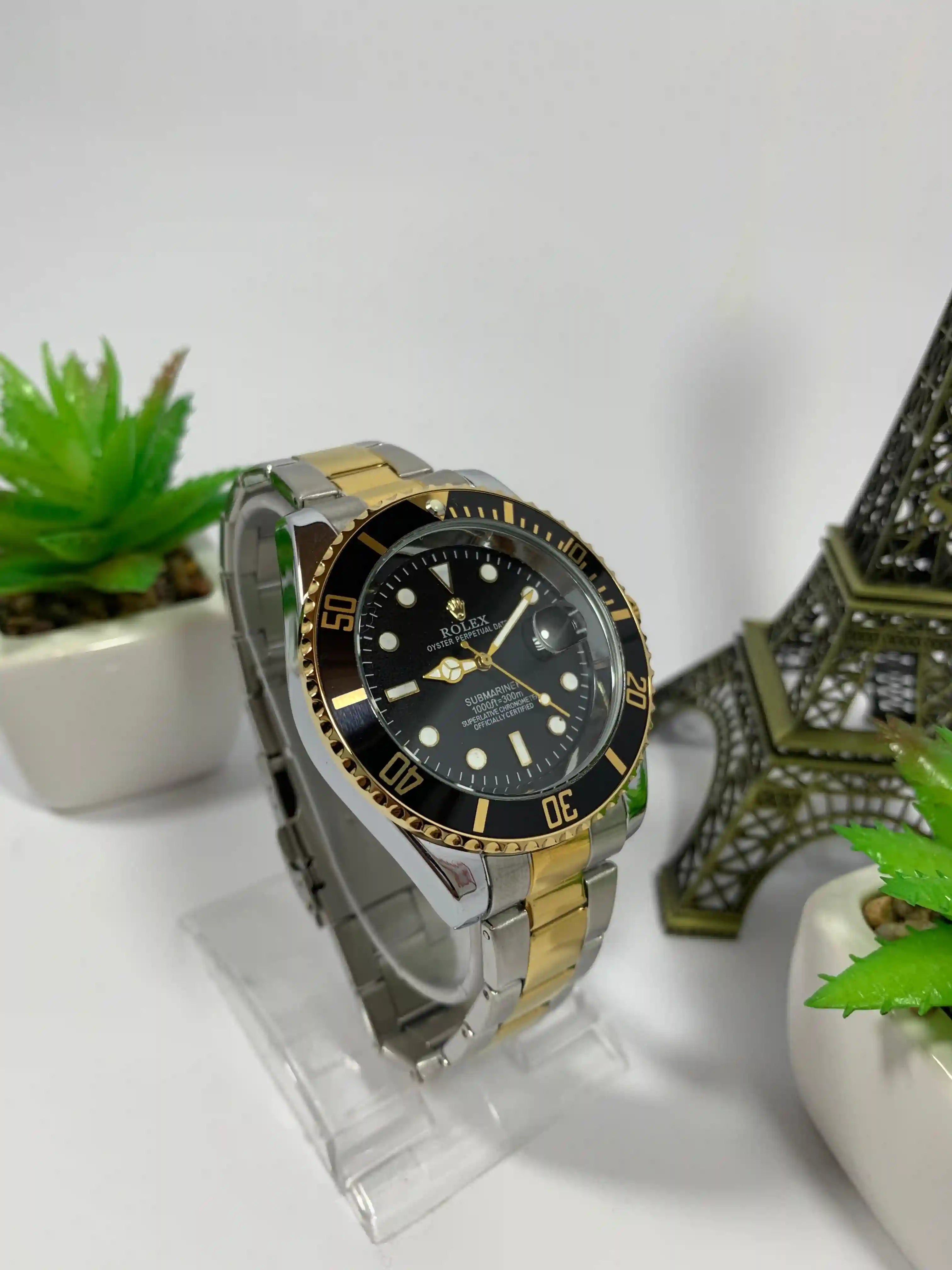 Rolex Golden Black Rotating Dial