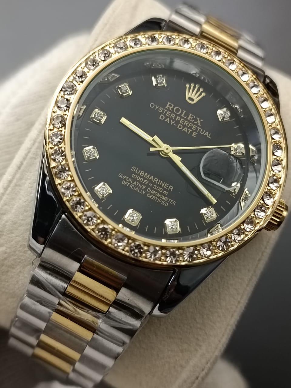 Rolex TT Stone Bezel