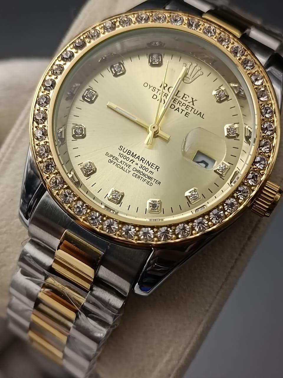 Rolex TT Stone Bezel