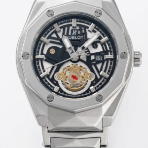 Hublot Dimond-Cut Semi Automatic navy dial